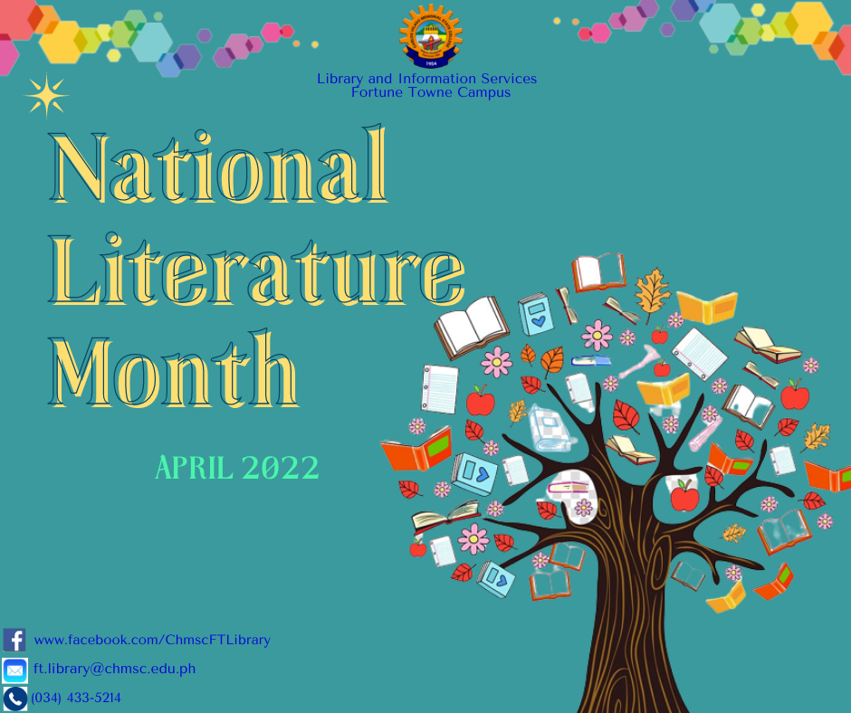 National Literature Month - CHMSU FT Library